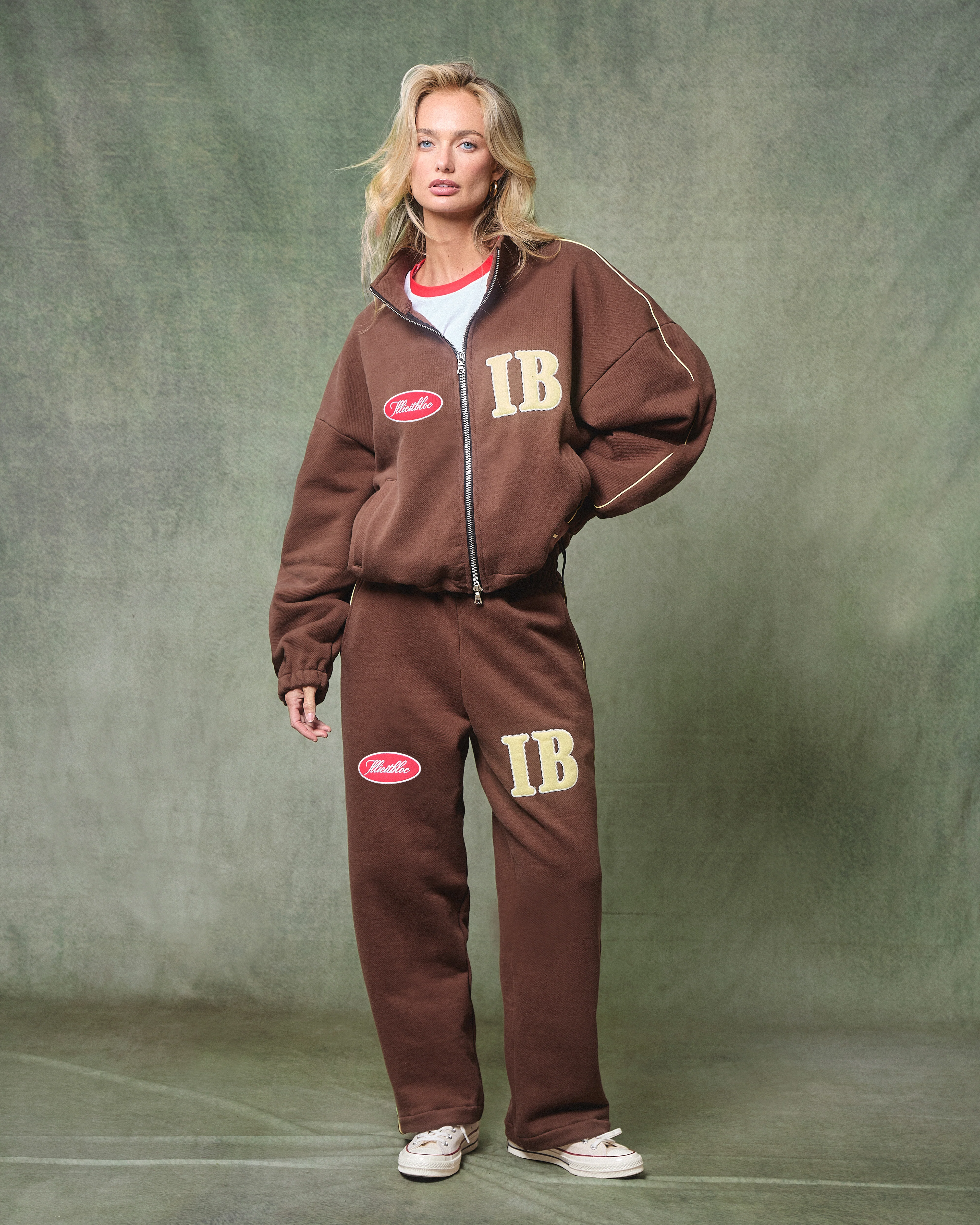 SPELLOUT TRACK JACKET - HICKORY - Image 10
