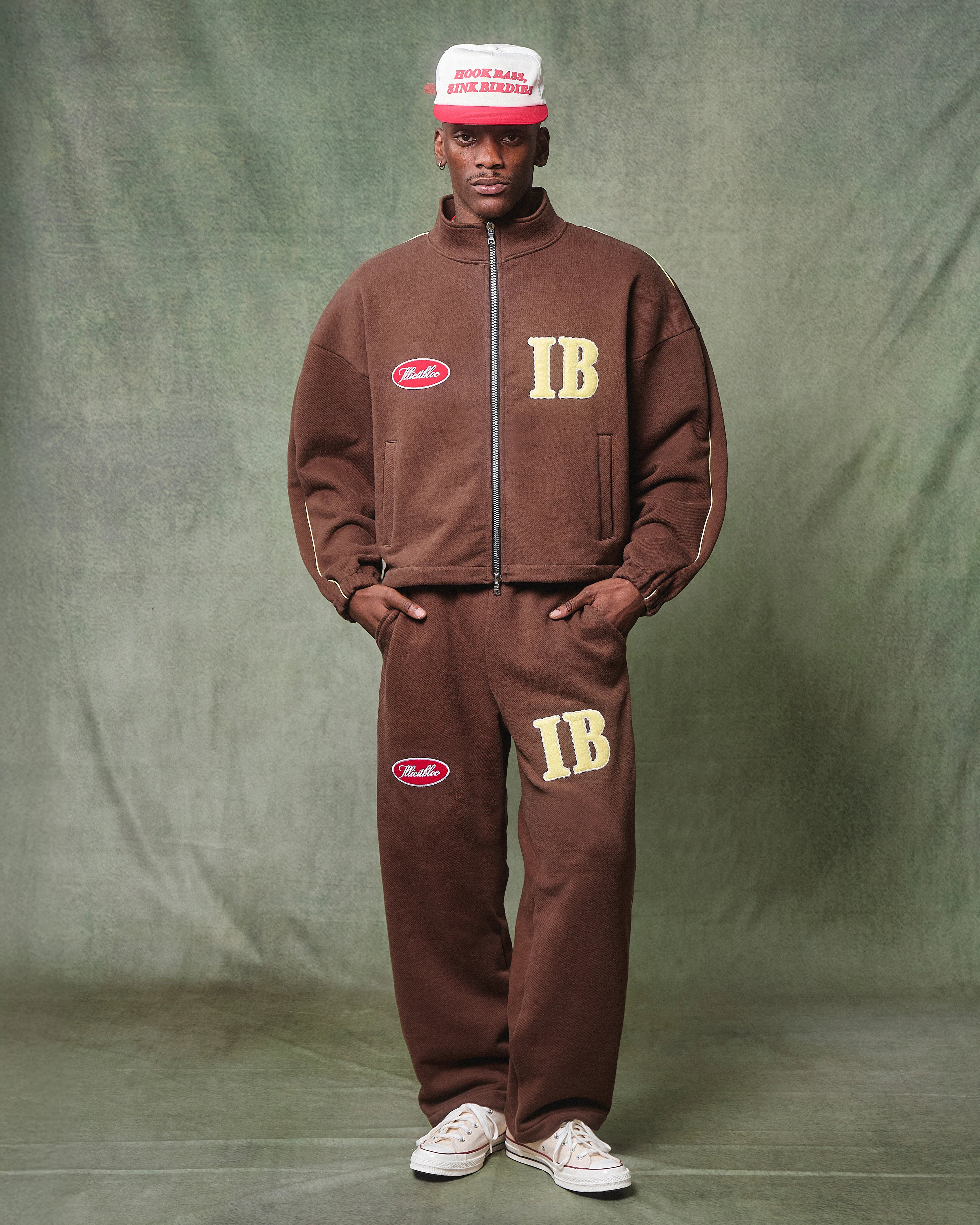 SPELLOUT TRACK JACKET - HICKORY - Image 3