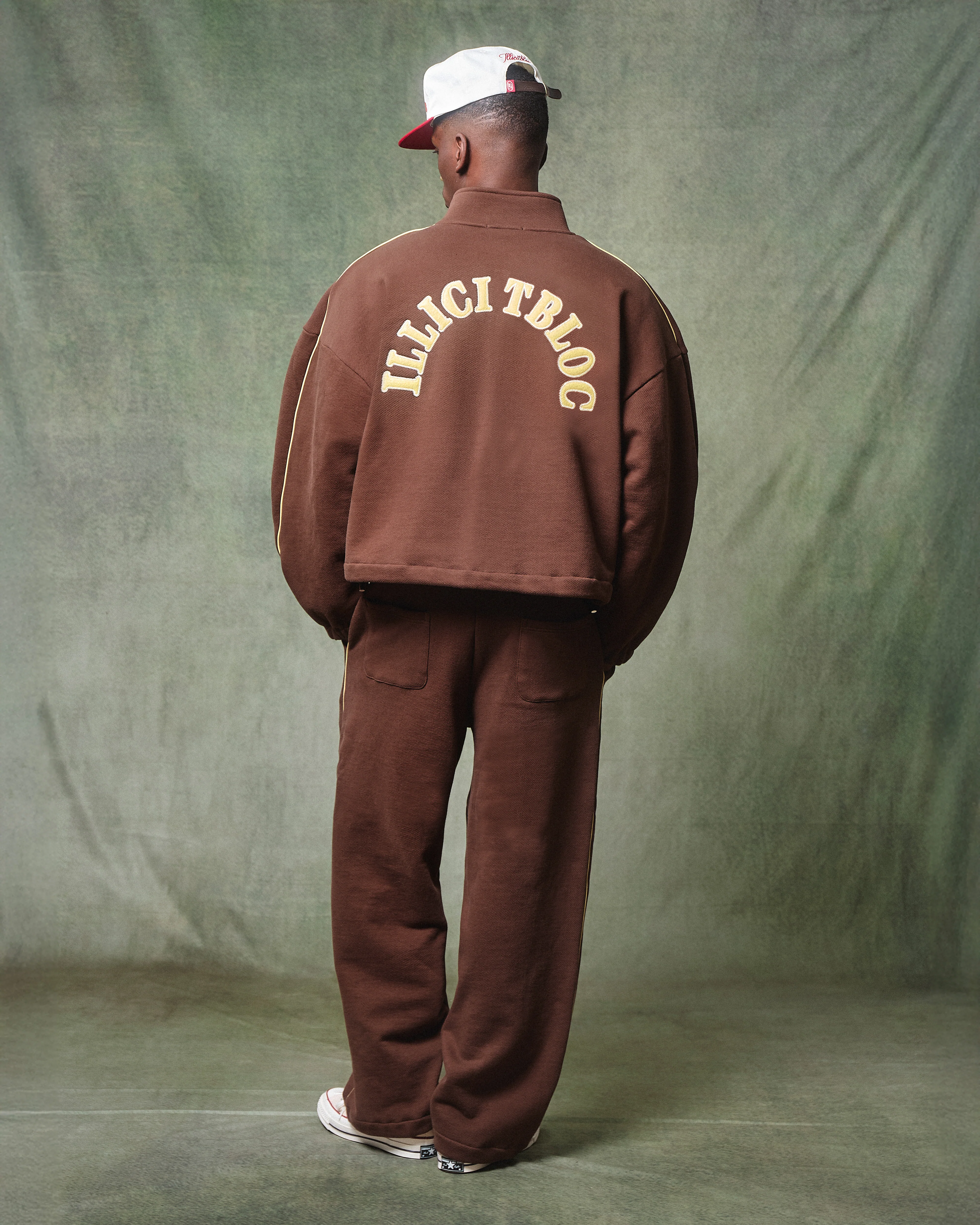 SPELLOUT TRACK JACKET - HICKORY - Image 8