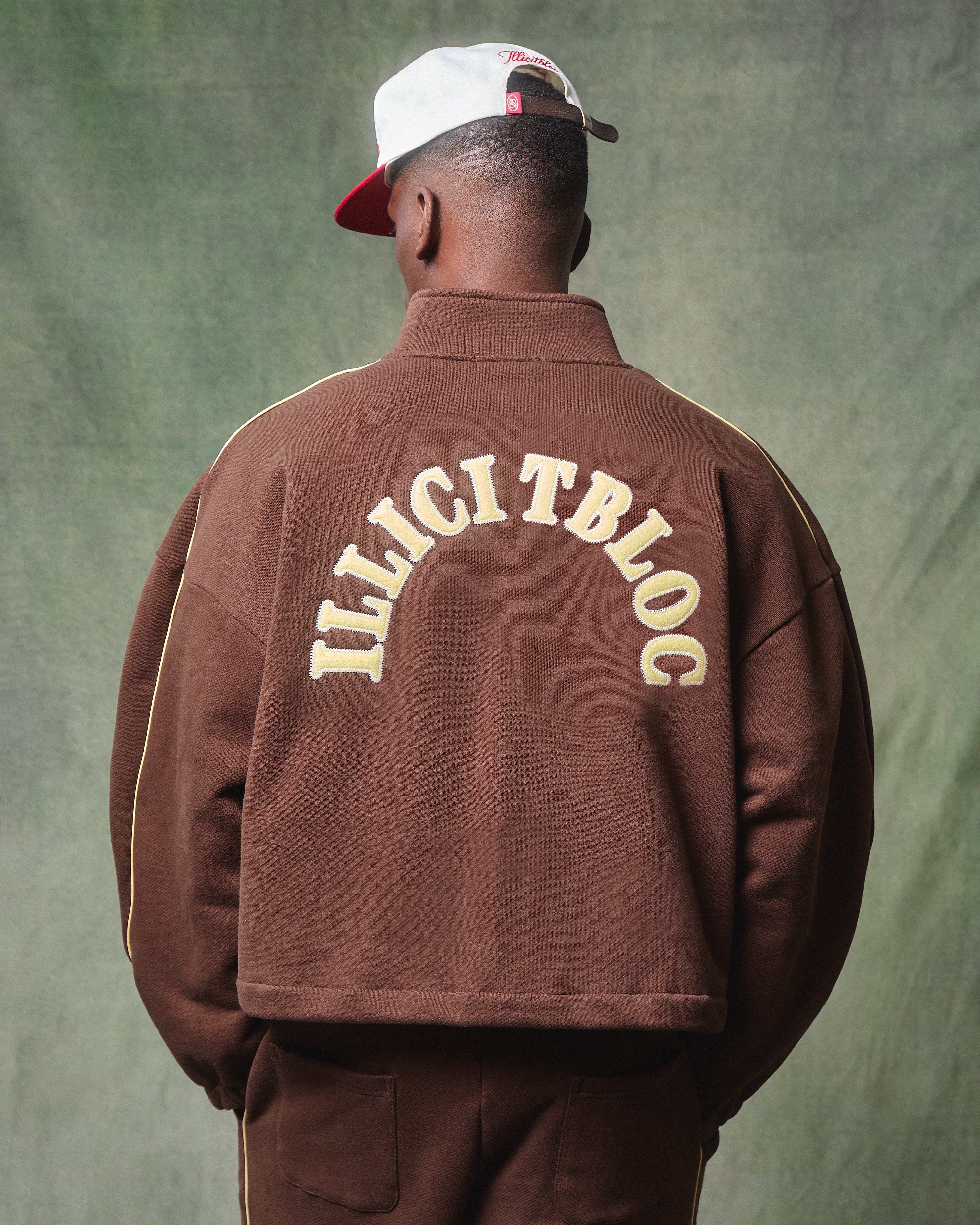 SPELLOUT TRACK JACKET - HICKORY - Image 9
