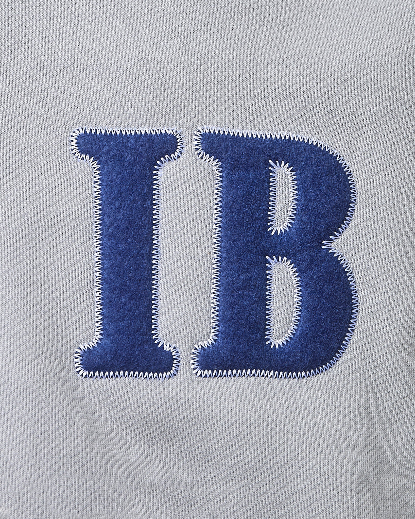 TWO TONE SPELLOUT IRONWEAVE™ HOODIE - POWDER GREY/NAVY - Image 4