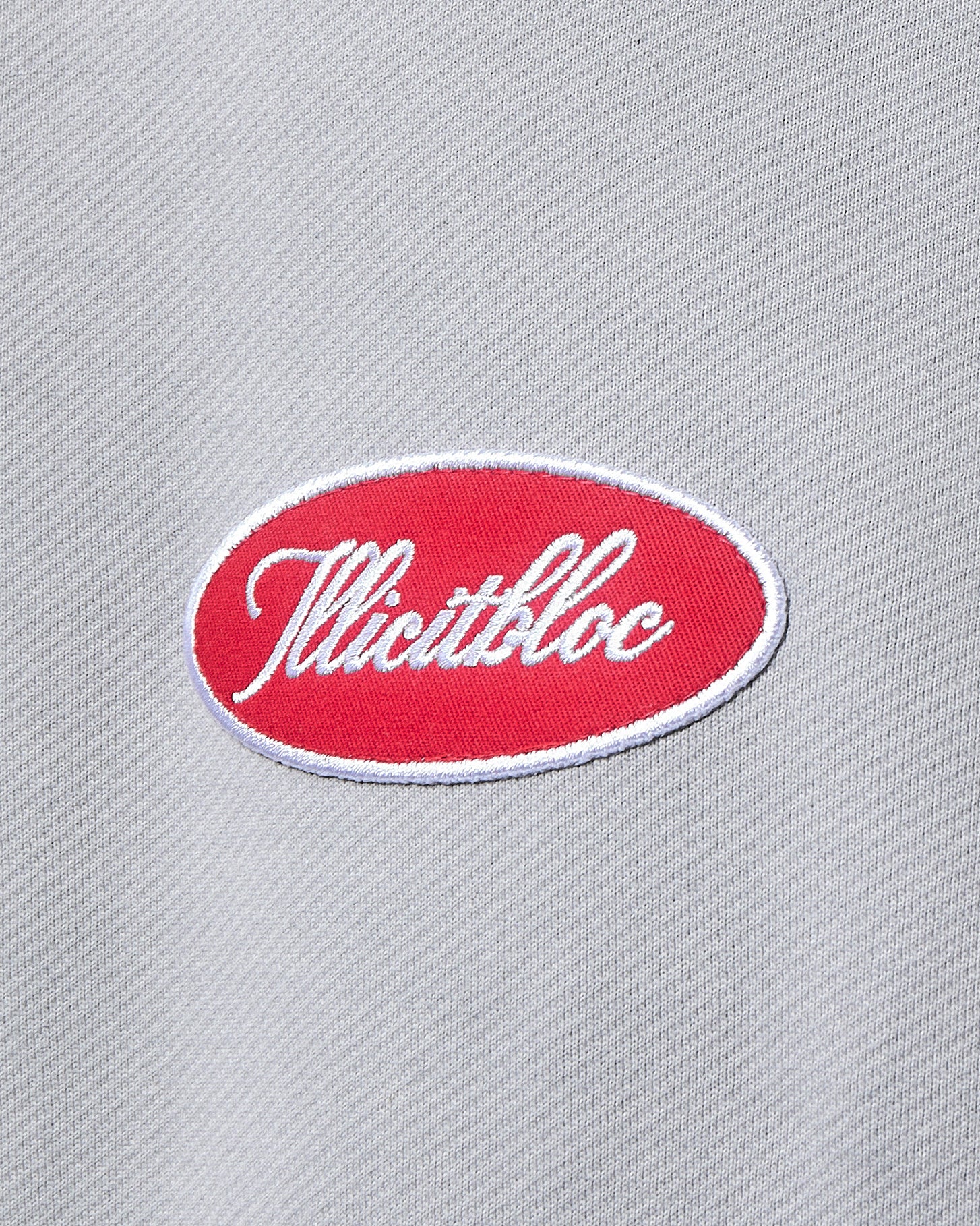 TWO TONE SPELLOUT IRONWEAVE™ HOODIE - POWDER GREY/NAVY - Image 6