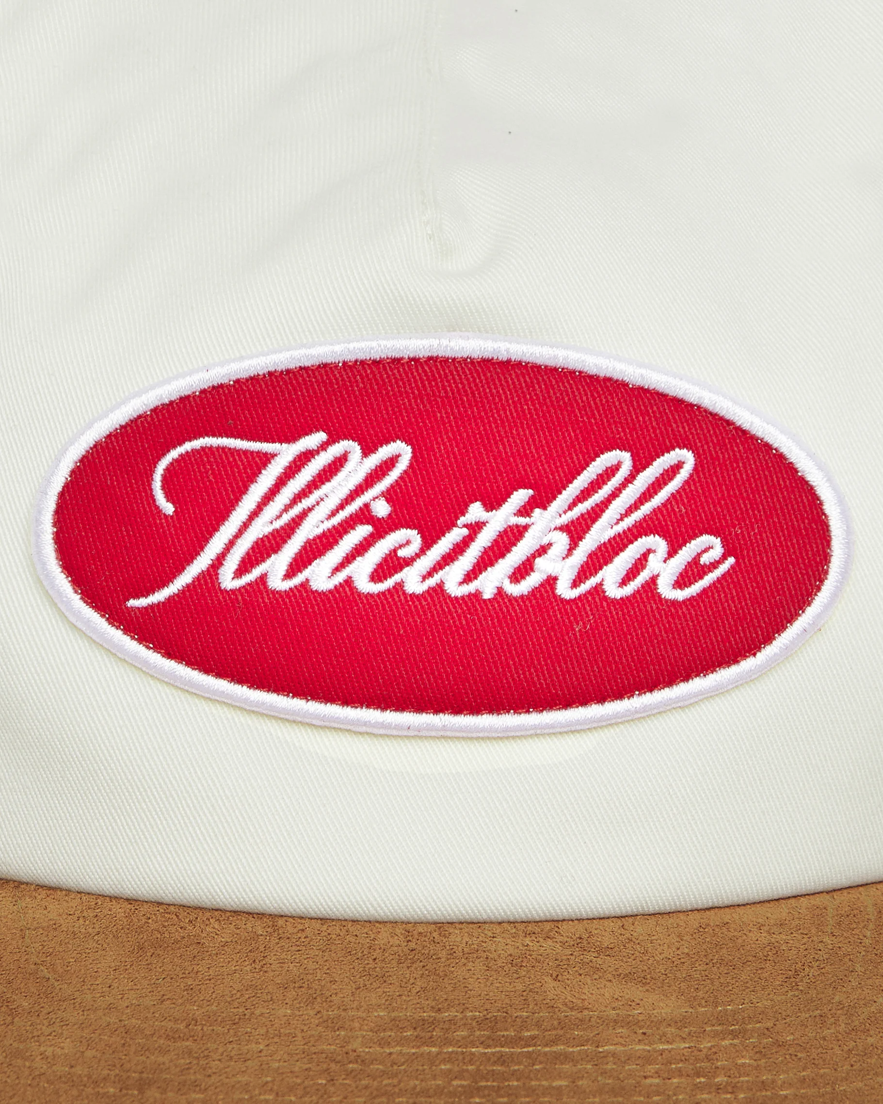TWO TONE WORKER CAP - TAN/CREAM - Image 3